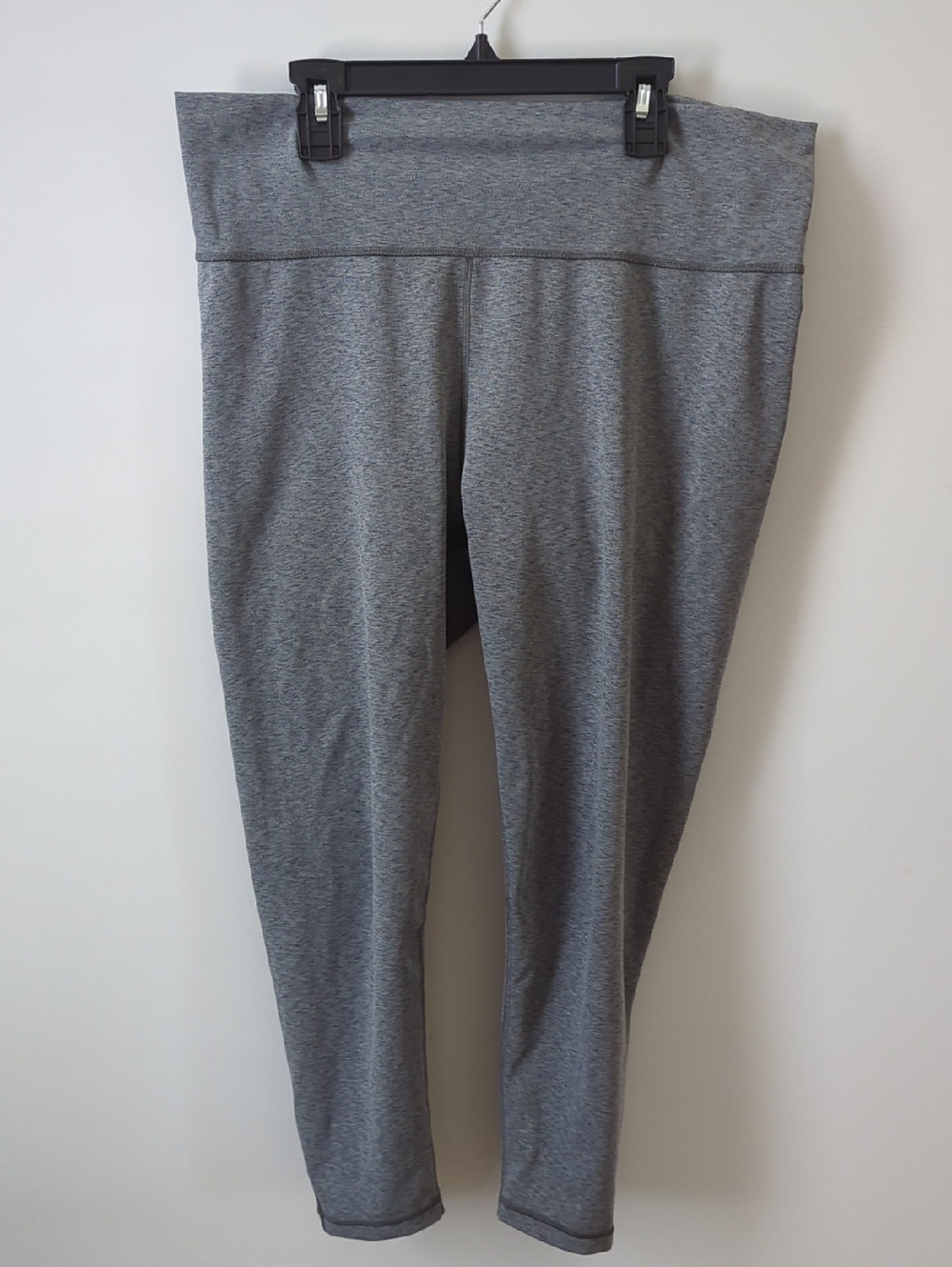 adidas Heather Grey High-Waist Leggings